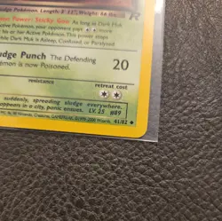 Pokemon TCG Team Rocket Dark Muk 1st Edition Card 41/82 - Image 4