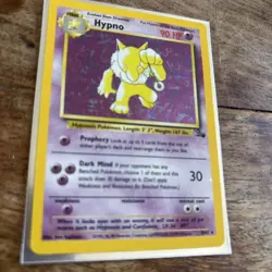 Hypno 8/62 Fossil Set Holo Rare Pokemon Card Nintendo Pokemon TCG WOTC 1999 LP - Image 2