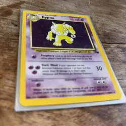 Hypno 8/62 Fossil Set Holo Rare Pokemon Card Nintendo Pokemon TCG WOTC 1999 LP - Image 3