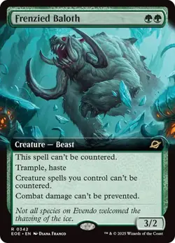 MTG - Frenzied Baloth - Extended Art - Edge of Eternities - Magic the Gathering - Image 1