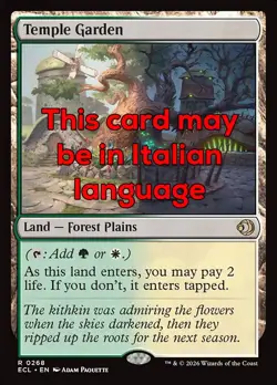 MTG TEMPLE GARDEN EXC - GIARDINO DEL TEMPIO 268 - ECL - MAGIC - Image 1