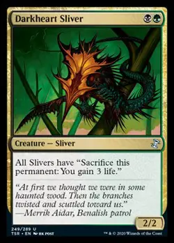 Darkheart Sliver Time Spiral Remastered - Near Mint Foil - Image 1