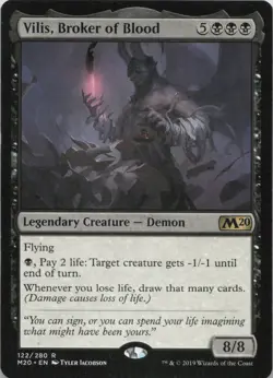 Vilis Broker of Blood R Core Set 2020 122 LP MTG - Image 1
