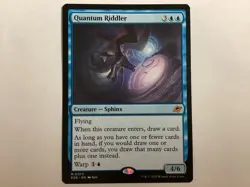 MTG Edge Of Eternities QUANTUM RIDDLER NM (BIN) Graded Power - Image 1