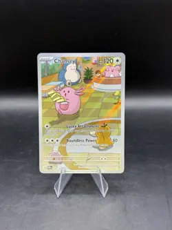 Pokemon TCG Twilight Masquerade #187/167 Chansey Illustration Rare - Image 1