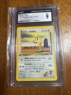 2000 POKEMON GYM CHALLENGE 1ST EDITION #61 BLAINE'S DODUO CGC 9 - Image 1