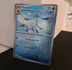 Glaceon (Master Ball Pattern) 025/131 Rare Prismatic Evolutions Pokemon Holo NM - Image 2