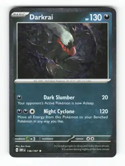 Darkrai (Cosmos Holo) 136/197 Pokemon Holo NM - Image 1