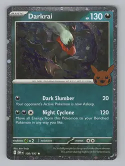 Darkrai (Cosmos Holo) 136/197 Holo Trick or Trade BOOster 2024 Pokemon NM - Image 1