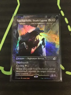 MTG Magic The Gathering Spacegodzilla, Death Corona Foil Showcase Commander - Image 1