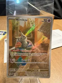 Pokemon TCG Mimikyu Black Star Promo 075 (Paldean Fates) *sealed - Image 1