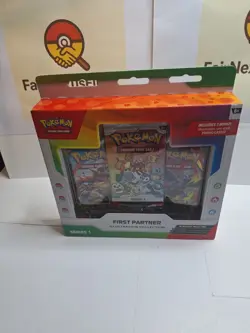 🔥Pokemon First Partner Illustration Collection Box Series 1 New Factory Sealed - Image 1