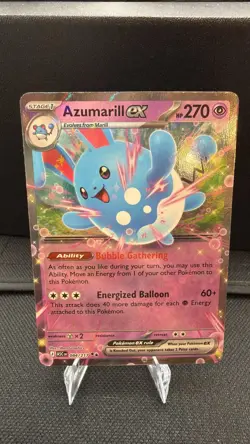 2026 Mega Evolutions Ascended Heroes AzumarillEX 084/217 Double Rare - Image 1