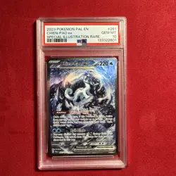 PSA 10 Chien-Pao ex 261/193 Special Illustration Rare Paldea Evolved Pokemon - Image 1