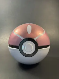 EMPTY Rare Pokemon Love ball Pink Heart Pokeball Poke Ball Tin D21 - Image 2