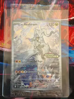 Pokemon TCG N's Reshiram 167/159 Journey Together Stamped Promo SEALED - Image 1