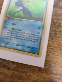 Pokemon TCG Vaporeon Holo Rare 6/17 Pop Series 3 Promo LP/MP - Image 2