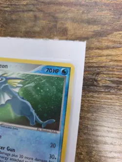 Pokemon TCG Vaporeon Holo Rare 6/17 Pop Series 3 Promo LP/MP - Image 5