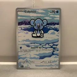 Cubchoo 109/086 Sv: Black Bolt Holo Illustration Rare EN 70HP Mint - Image 1