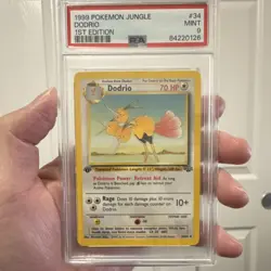 1999 Pokemon Jungle Dodrio 1st Edition Uncommon 34/64 PSA 9 Regular - Image 1