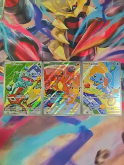 Pokemon First Partner Illustration Collection Series 1 Kanto Gen 1 Starters Set - Image 1