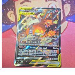 Pokemon Reshiram & Charizard GX SM201 SM TAG TEAM Promo 270 HP Holo EN - Image 1