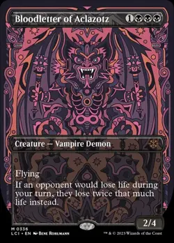 Near Mint x 1 Bloodletter of Aclazotz - Foil - Borderless The Lost Caverns of Ix - Image 1