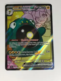 Pokemon TCG Journey Together Full Art Iono's Bellibolt EX 172/159 Near Mint - Image 1