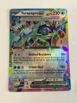 Pokemon TCG Ascended Heroes Terapagos EX 179/217 Near Mint - Image 1