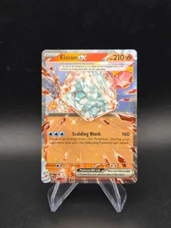 Pokemon TCG Eiscue ex 042/197 Double Rare Holo Obsidian Flames Near Mint - Image 2