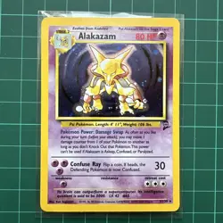 Pokemon Alakazam Holo 1/102 Base Set - Near Mint - 1999 WOTC Vintage Rare - Image 1
