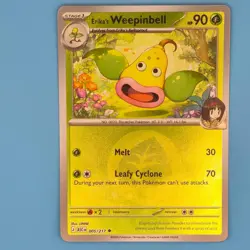 ERIKA'S WEEPINBELL (ENERGY SYMBOL PATTERN) 005/217 ASC POKEMON RH NM/M - Image 1