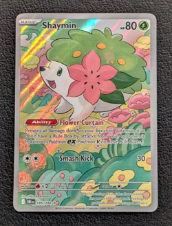 Pokemon TCG - Shaymin - Destined Rivals 185/182 Illustration Rare - NM - Image 1