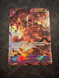 Monkey D Luffy OP09-119 SEC Alt Art Emperors in the New World One Piece Eng - Image 1