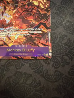 Monkey D Luffy OP09-119 SEC Alt Art Emperors in the New World One Piece Eng - Image 2