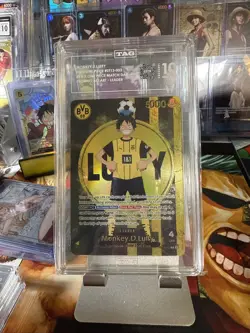 MONKEY D. LUFFY BVB X ONE PIECE MATCH DAY '25 ONE PIECE PROMOS 2025 003 TAG 10 - Image 1