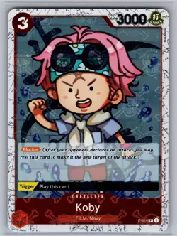 Koby (Jolly Roger Foil) P-014 Promo Premium Booster -The Best- One Piece LP - Image 1