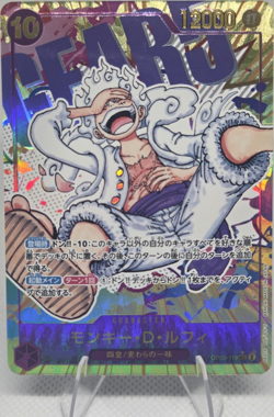 Bandai Monkey D. Luffy OP05-119 Awakening New Era Secret Rare Foil NM - Image 1