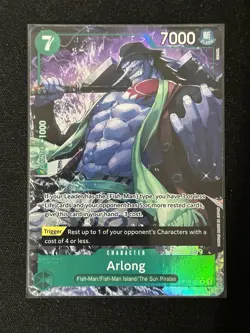 Arlong (Alternate Art) OP11-023 One Piece A Fist of Divine Speed Rare Near Mint - Image 1