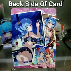 DIY Weiss Schwarz Hoshimachi Suisei Galaxy Hololive HOL/W104-123SSP Signed Card - Image 4