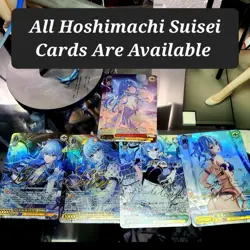 DIY Weiss Schwarz Hoshimachi Suisei Galaxy Hololive HOL/W104-123SSP Signed Card - Image 5