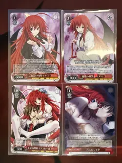 Weiss Schwarz Card Fujimi Fantasi Bunko Rias Gremory Issei High School DxD Cards - Image 1