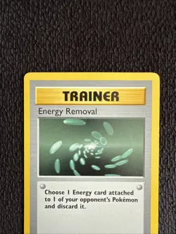 Energy Removal 92/102 - 1st Edition SHADOWLESS - Pokemon Base Set Trainer - Image 3