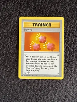 Revive 89/102 - 1st Edition SHADOWLESS - Pokemon Base Set Trainer - Image 1