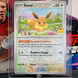 Eevee Prismatic Evolutions Pokemon Day 2025 Promo 074/131 Reverse Holo 🔥 - Image 2
