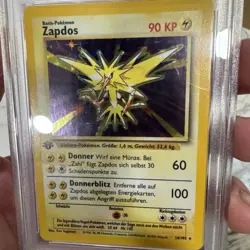 Pokemon German Zapdos 16/102 Base Set 1st Edition Holo PSA 10 Freshly graded - Image 2