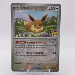 Eevee #074/131 Prismatic Evolutions Pokemon Day 2025 Promo NM - Image 1