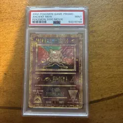 POKEMON GAME MOVIE ANCIENT MEW POKEMON 2000 MOVIE PROMO PSA 9 - Image 1