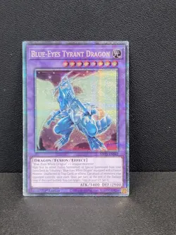 Yugioh Blue-eyes tyrant dragon starlight Rare 1st edition MP25-EN042 - Image 1