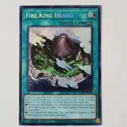 Fire King Island - RA03-EN059 - NM - Secret Rare - 1st ed - Yugioh - Image 1